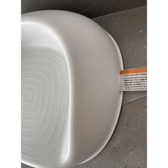 BabyBjörn Booster Seat 069021US White For Toddlers Using Existing Dining Chair - Picture 2 of 16